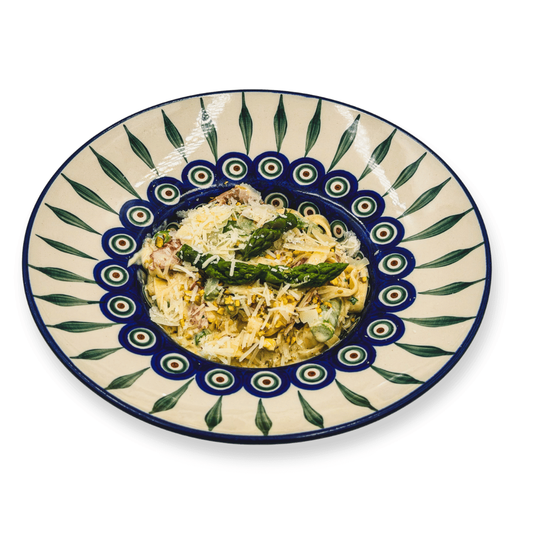 Tagliatelle ze Speckiem i Szparagami
